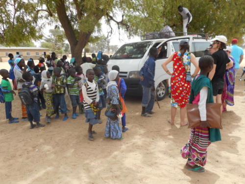 visite de l'école de M'Balakahté